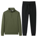 Set med tröja med kvartslång dragkedja och joggerbyxor för herrar-Sets for Men-Fjallbarn
