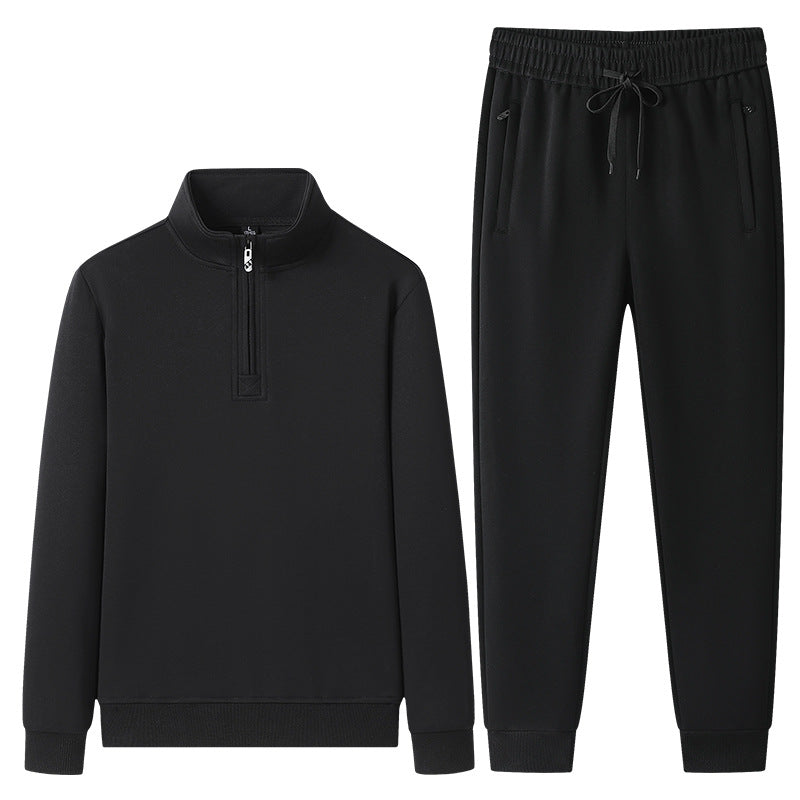 Set med tröja med kvartslång dragkedja och joggerbyxor för herrar-Sets for Men-Fjallbarn