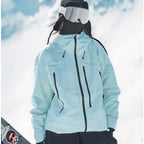 Skidjacka med huva och dragkedjefickor för dam-Jacket for women-Fjallbarn