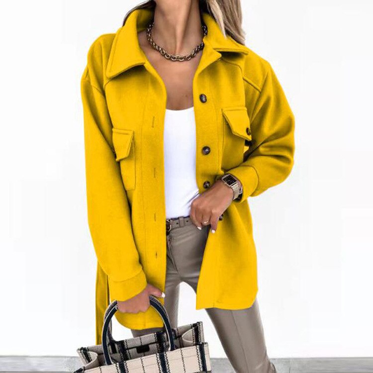 Skjortjacka med knappar fram för dam-Shirts for women-Fjallbarn