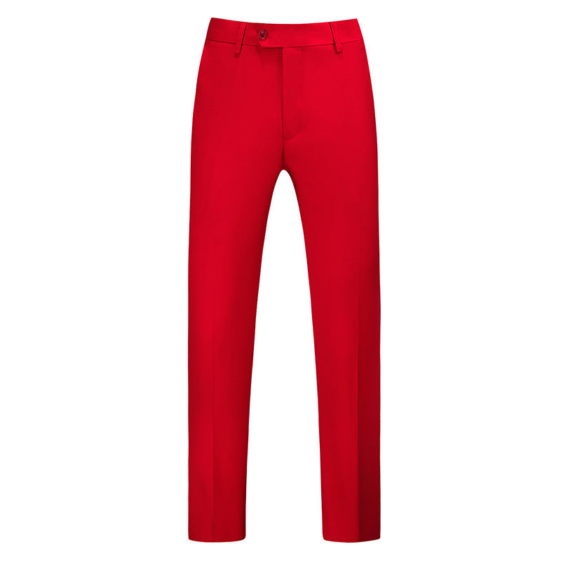 Slim-fit byxor för män med pressveck-Pants for Men-Fjallbarn
