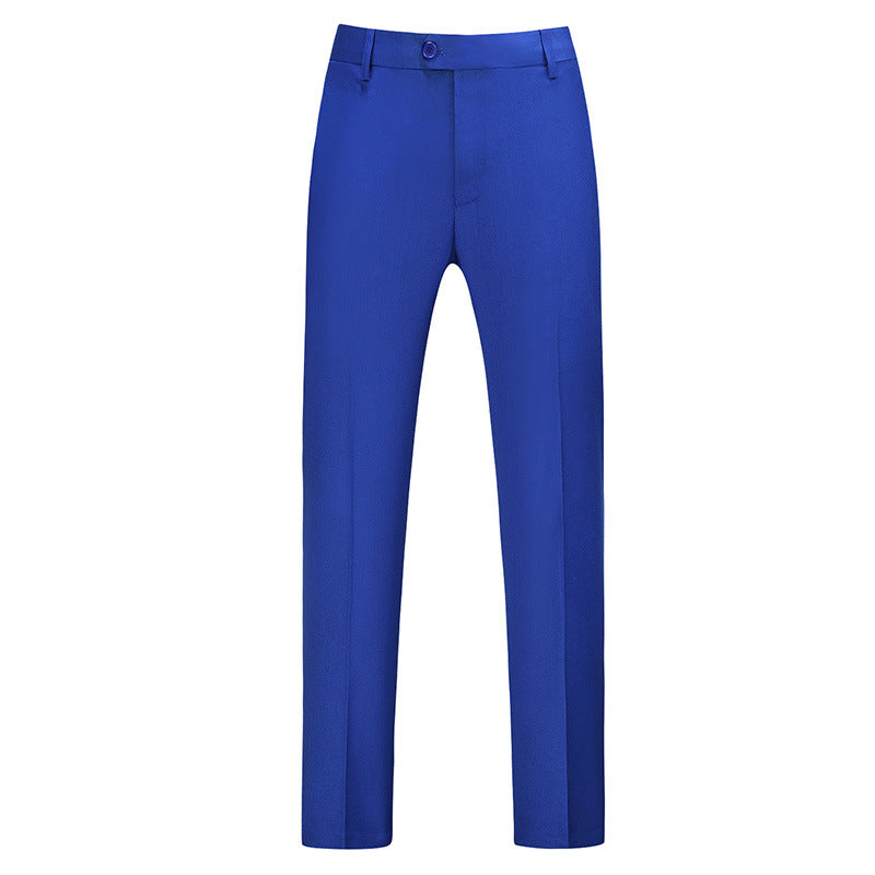 Slim-fit byxor för män med pressveck-Pants for Men-Fjallbarn
