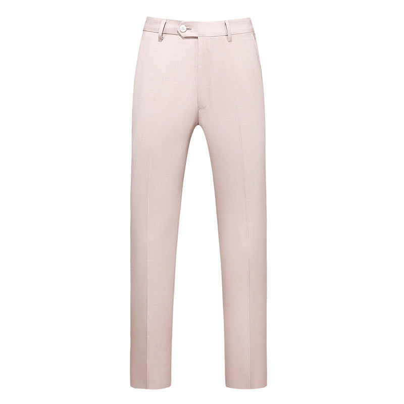 Slim-fit byxor för män med pressveck-Pants for Men-Fjallbarn