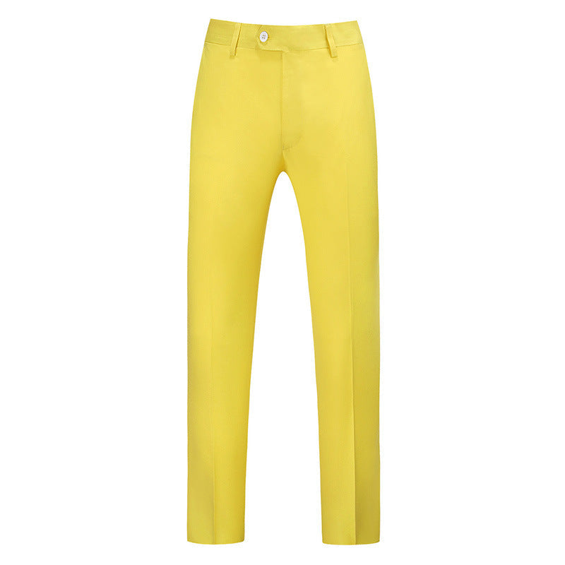 Slim-fit byxor för män med pressveck-Pants for Men-Fjallbarn