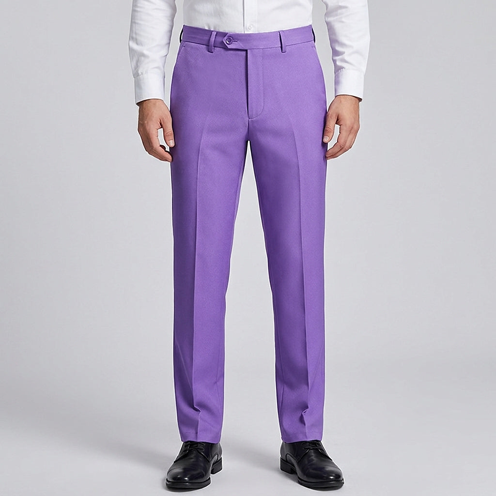 Slim-fit byxor för män med pressveck-Pants for Men-Fjallbarn