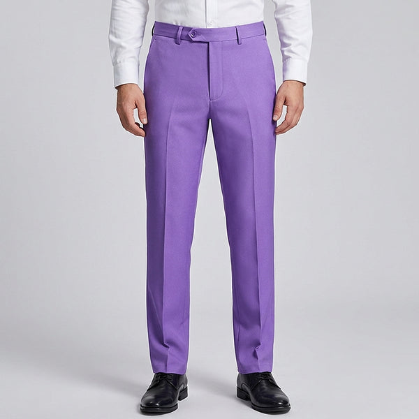 Slim-fit byxor för män med pressveck-Pants for Men-Fjallbarn