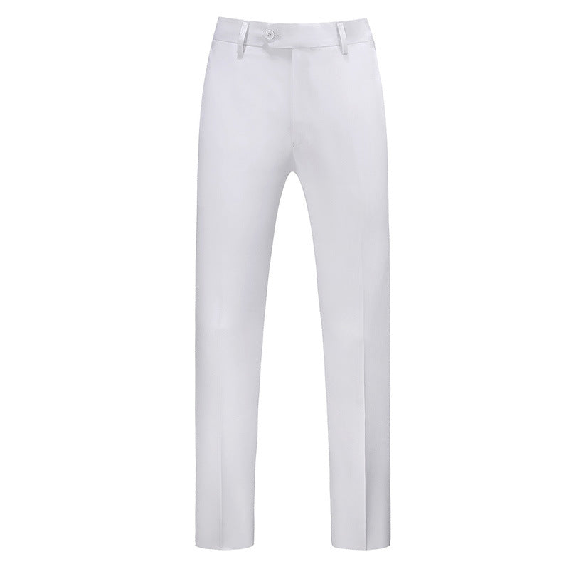 Slim-fit byxor för män med pressveck-Pants for Men-Fjallbarn