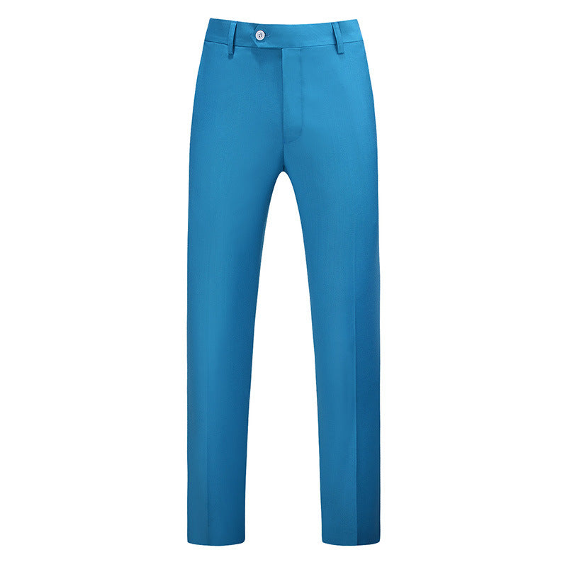 Slim-fit byxor för män med pressveck-Pants for Men-Fjallbarn