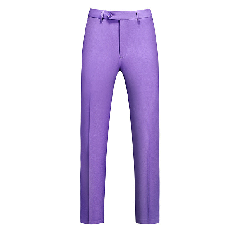 Slim-fit byxor för män med pressveck-Pants for Men-Fjallbarn
