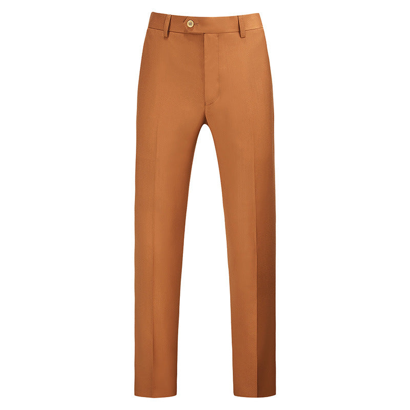 Slim-fit byxor för män med pressveck-Pants for Men-Fjallbarn