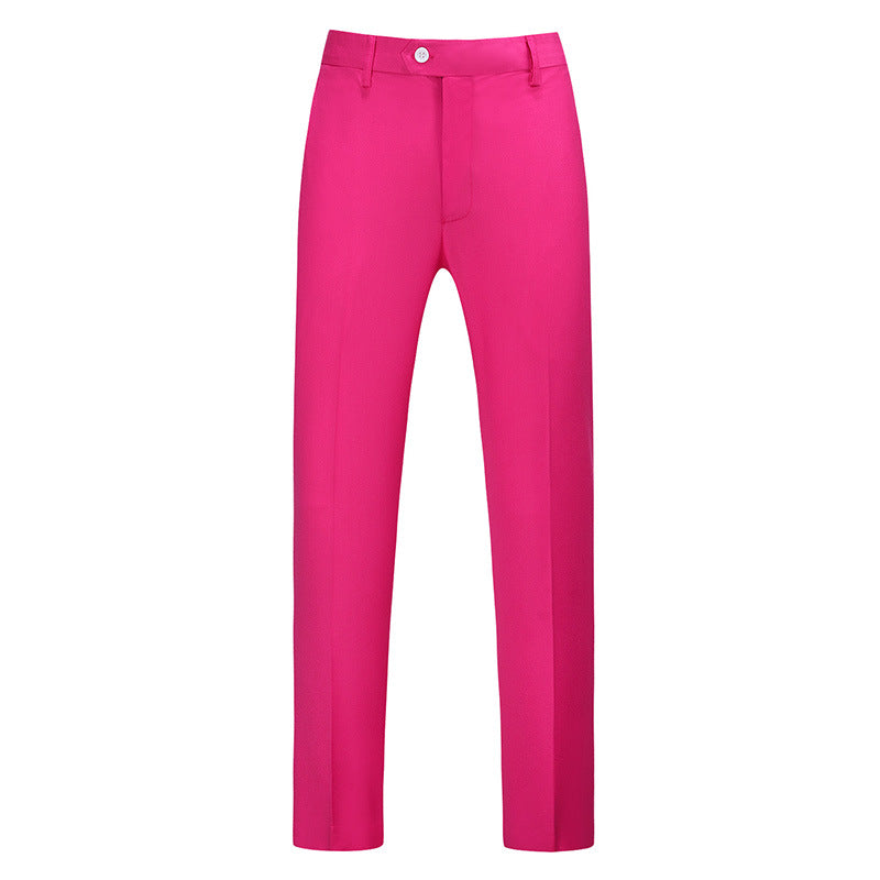 Slim-fit byxor för män med pressveck-Pants for Men-Fjallbarn