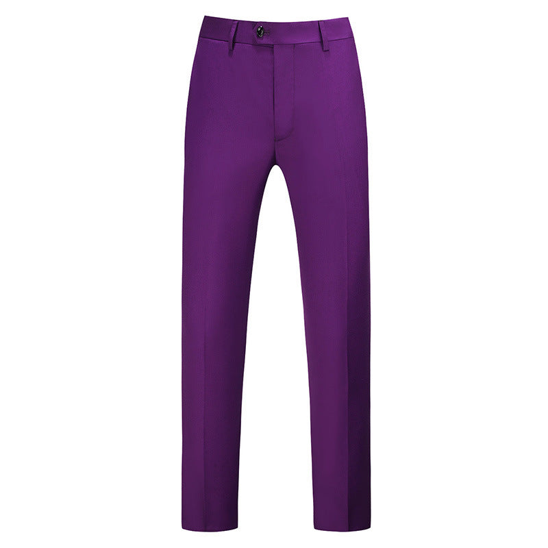 Slim-fit byxor för män med pressveck-Pants for Men-Fjallbarn