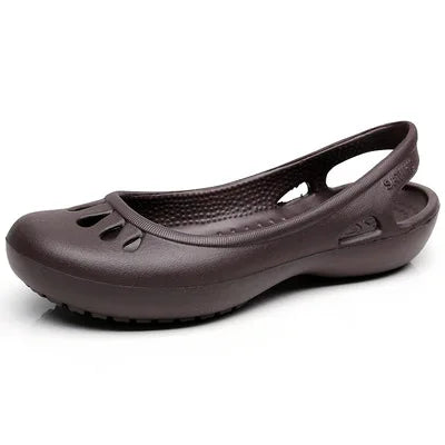 Slingback-ballerinaskor i gelé för dam-Footwear for women-Fjallbarn