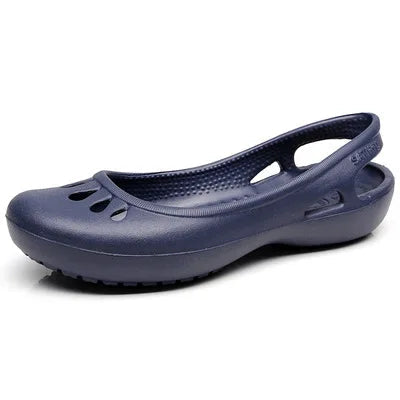 Slingback-ballerinaskor i gelé för dam-Footwear for women-Fjallbarn