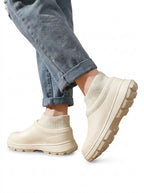 Slip-on sneakers i sock-modell för dam med platåsula-Footwear for women-Fjallbarn