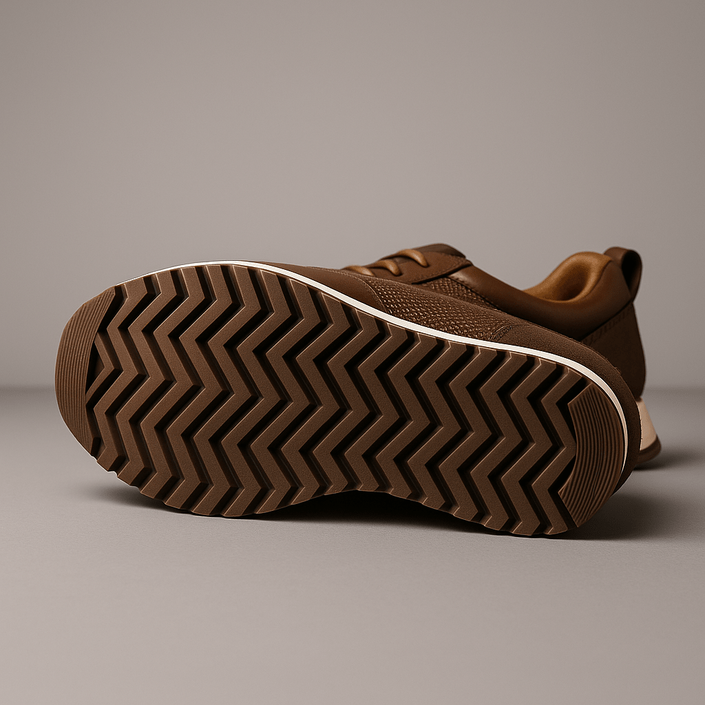 Sneakers med snörning och platåsula för herr-Footwear for men-Fjallbarn