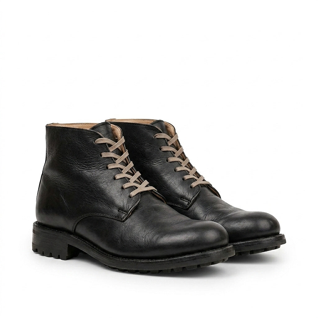 Snörkängor för herrar med grov sula-Footwear for men-Fjallbarn