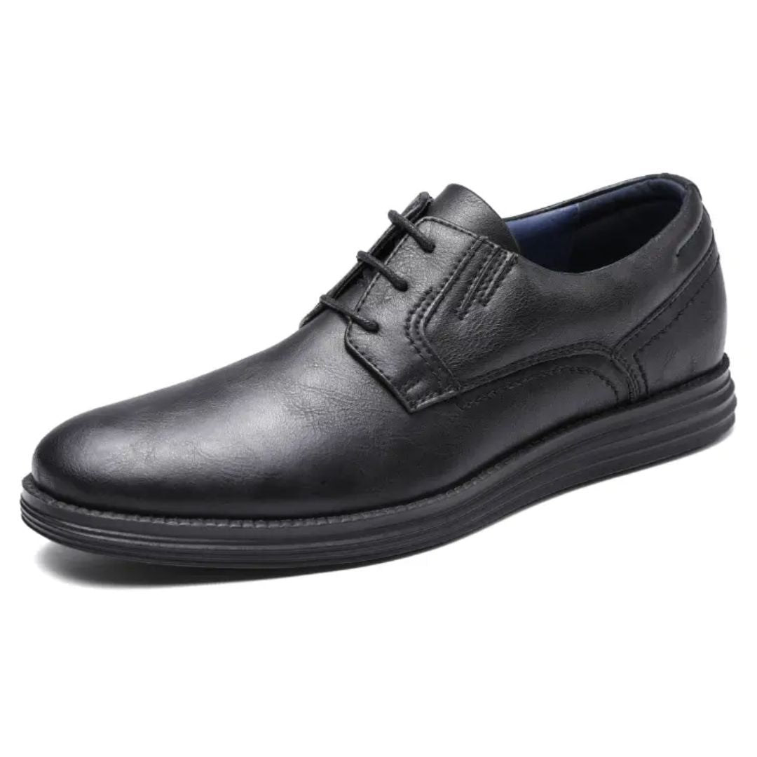 Snörskor i Derby-modell för herr med kontrasterande sula-Footwear for men-Fjallbarn