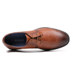Snörskor i Derby-modell för herr med kontrasterande sula-Footwear for men-Fjallbarn