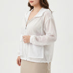 Sportjacka med huva och dragkedja för dam-Jacket for women-Fjallbarn