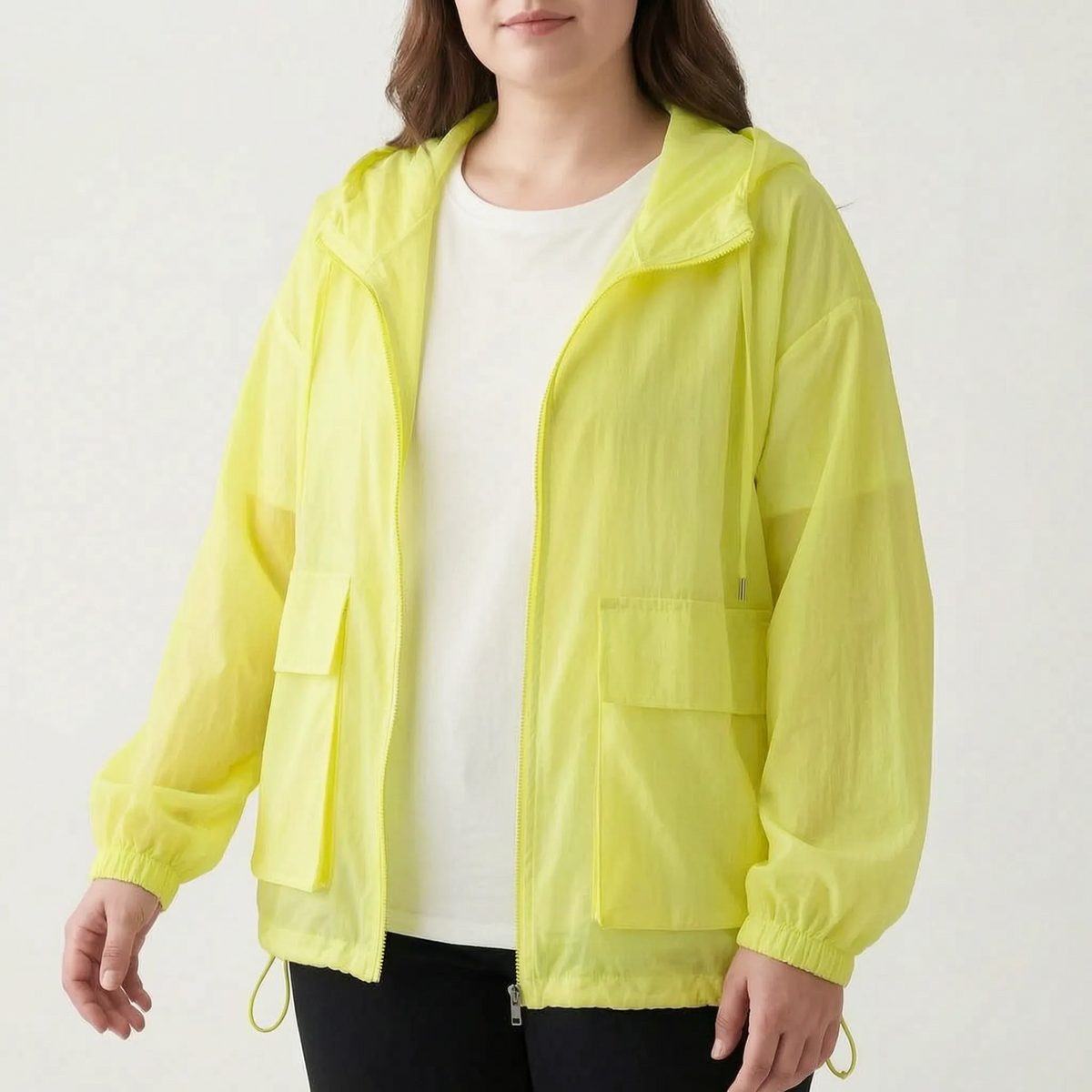 Sportjacka med huva och dragkedja för dam-Jacket for women-Fjallbarn