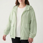Sportjacka med huva och dragkedja för dam-Jacket for women-Fjallbarn