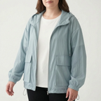 Sportjacka med huva och dragkedja för dam-Jacket for women-Fjallbarn