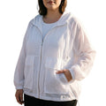 Sportjacka med huva och dragkedja för dam-Jacket for women-Fjallbarn
