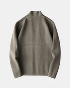 Stickad kofta med V-ringning och knappar för herrar-Cardigan for men-Fjallbarn