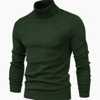 Stickad polotröja med lång ärm för herrar-Sweaters for men-Fjallbarn