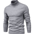 Stickad polotröja med lång ärm för herrar-Sweaters for men-Fjallbarn