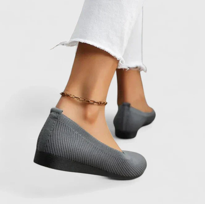 Stickade ballerinaskor för dam-Footwear for women-Fjallbarn