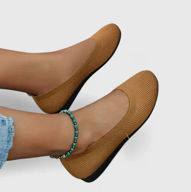 Stickade ballerinaskor för dam-Footwear for women-Fjallbarn