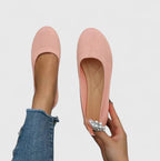 Stickade ballerinaskor för dam-Footwear for women-Fjallbarn