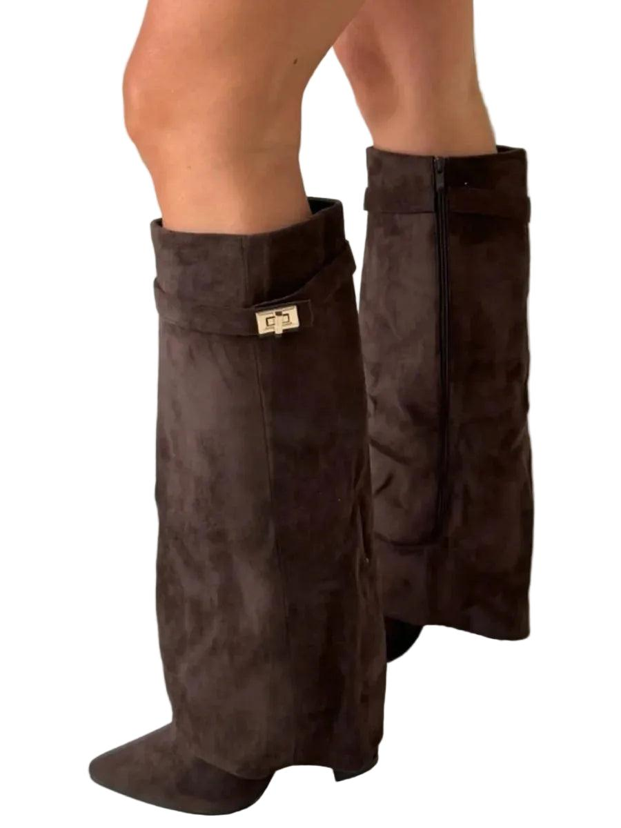Stövlar för Dam med hög skaft och markerad spets-Footwear for women-Fjallbarn