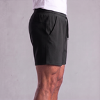 Sweatshorts för män med dragsko och sömdetaljer-Shorts for men-Fjallbarn