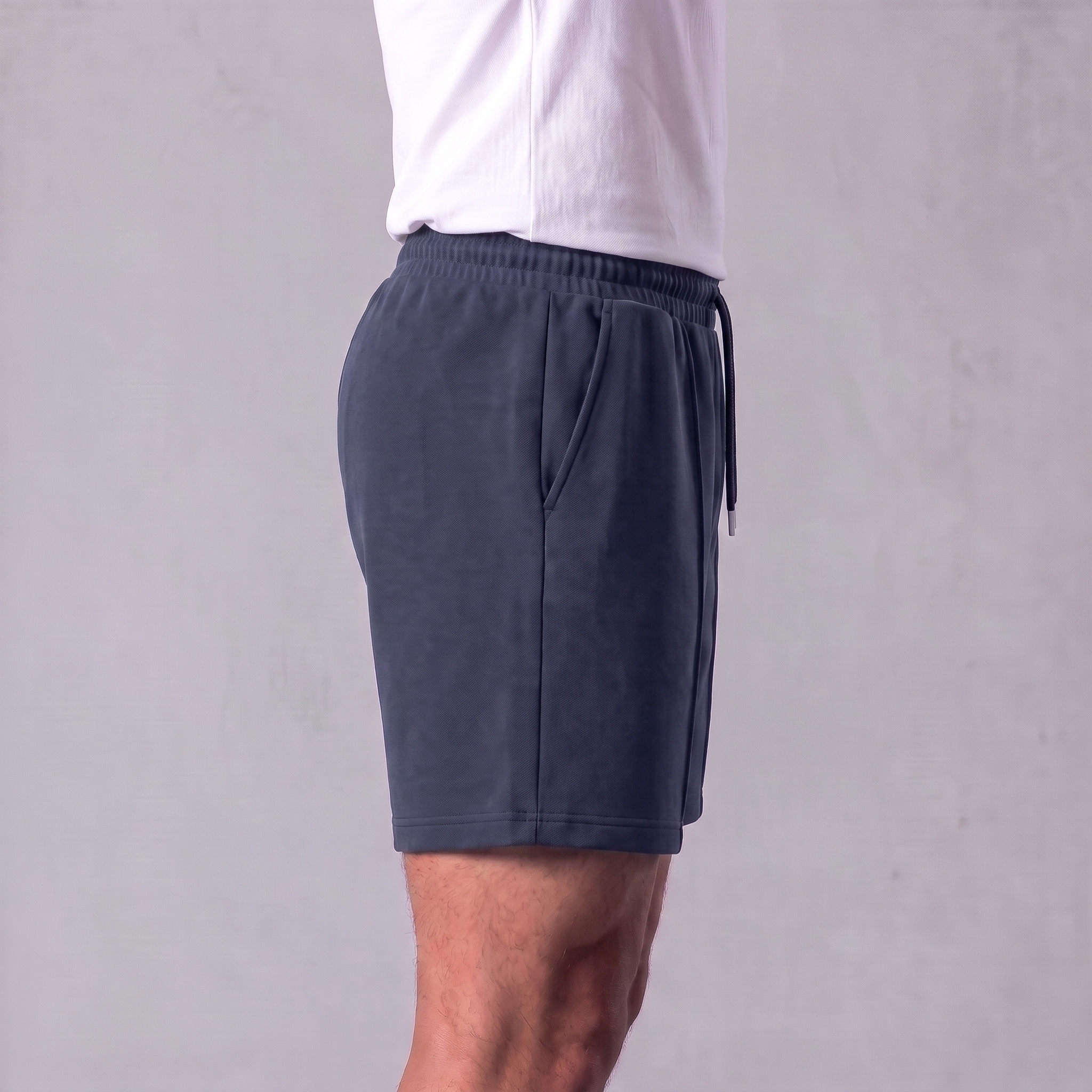 Sweatshorts för män med dragsko och sömdetaljer-Shorts for men-Fjallbarn