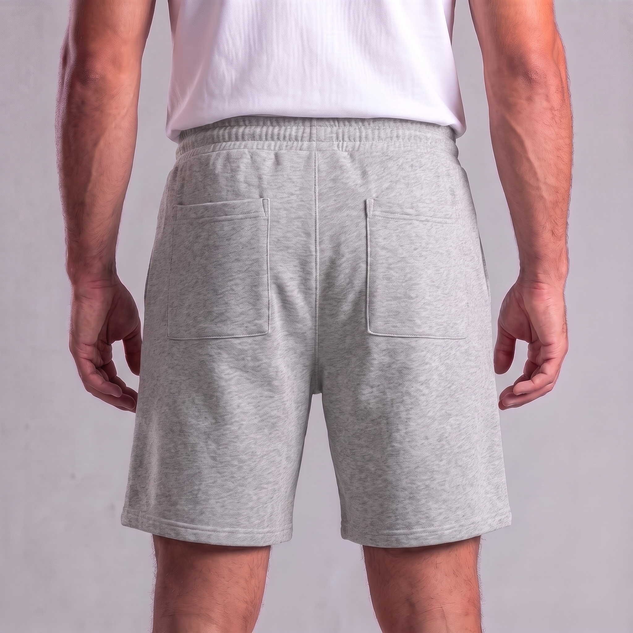 Sweatshorts för män med dragsko och sömdetaljer-Shorts for men-Fjallbarn