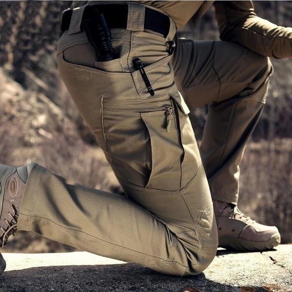 Taktiska cargobyxor för män med fickor med dragkedja-Pants for Men-Fjallbarn