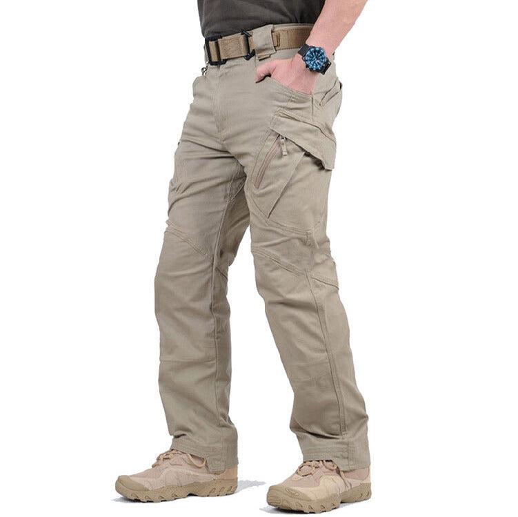 Taktiska cargobyxor för män med fickor med dragkedja-Pants for Men-Fjallbarn