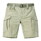 Taktiska cargoshorts för herrar med integrerat bälte-Shorts for men-Fjallbarn