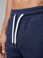 Texturerat piké- och shortsset för män-Sets for Men-Fjallbarn