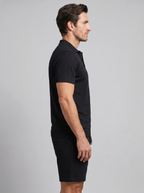Texturerat piké- och shortsset för män-Sets for Men-Fjallbarn