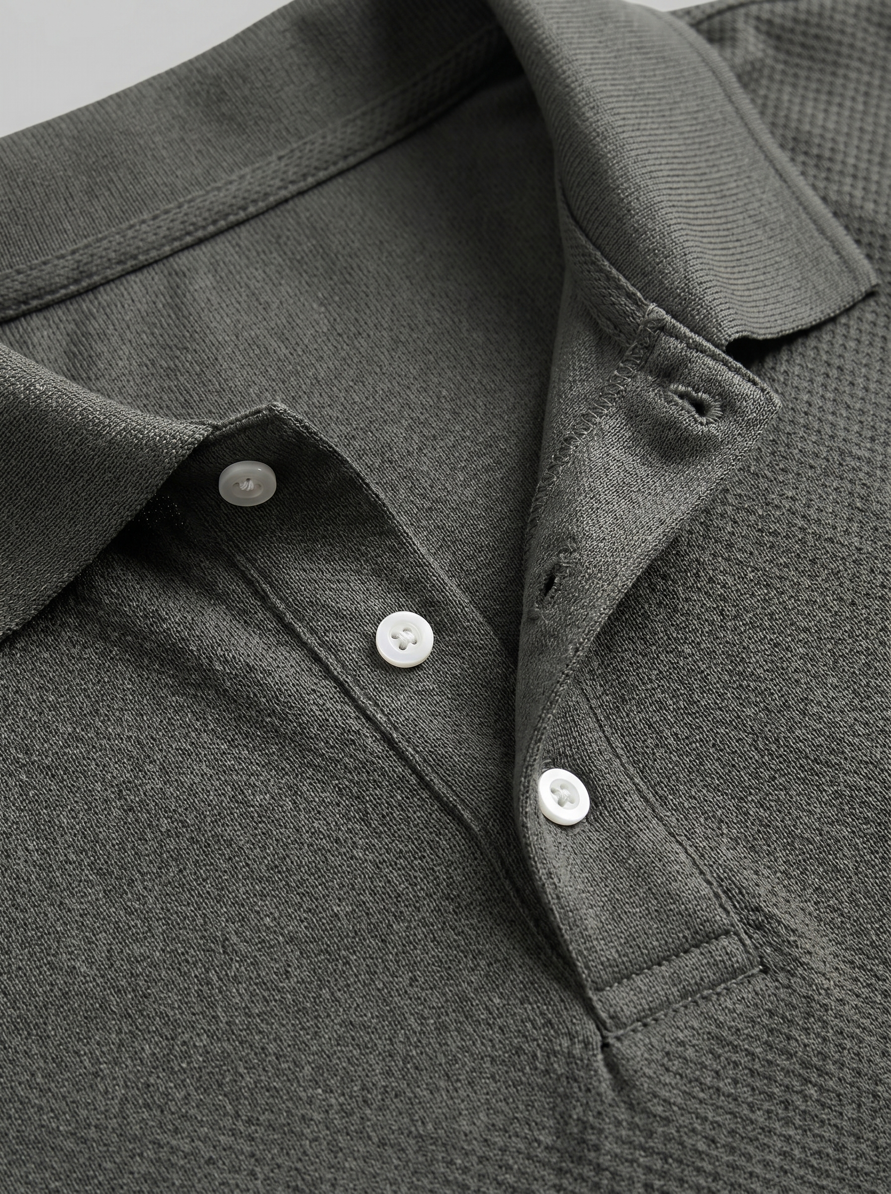 Texturerat piké- och shortsset för män-Sets for Men-Fjallbarn