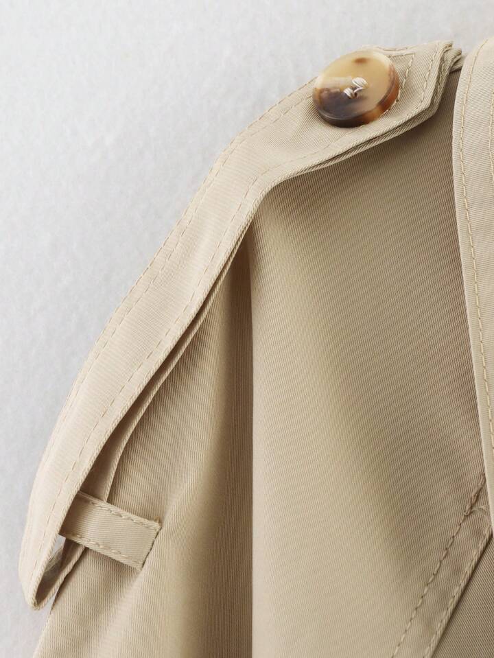 Trenchcoat för dam med bälte och knappar-Jacket for women-Fjallbarn