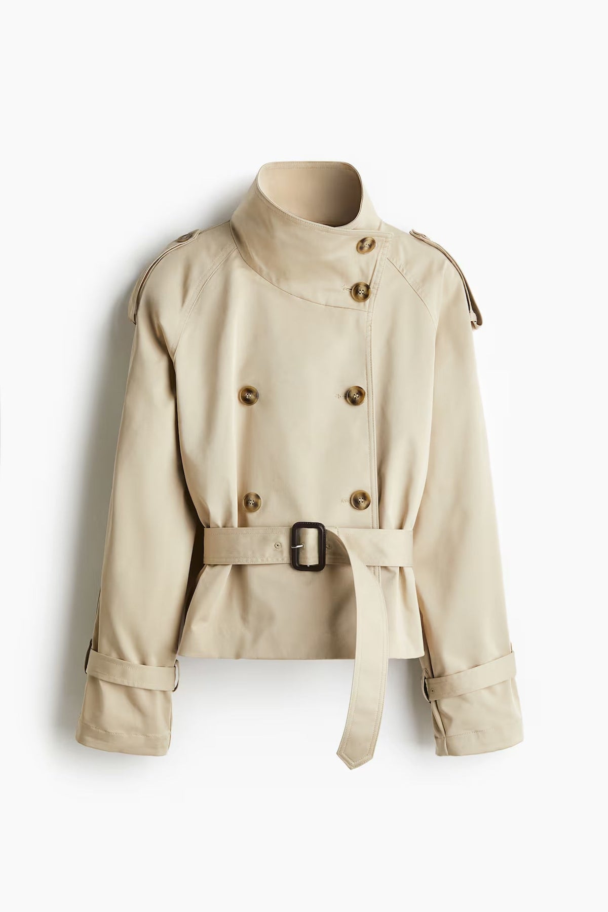 Trenchcoat för dam med bälte och knappar-Jacket for women-Fjallbarn