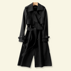 Trenchcoat för dam med bälte och spännen-Coats for Women-Fjallbarn