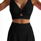 Tvådelat bikini-set med twist-detalj för dam-Swimwear for Women-Fjallbarn