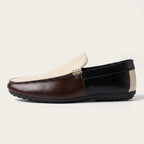 Tvåfärgade slip-on loafers för herrar-Footwear for men-Fjallbarn