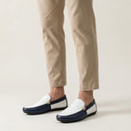 Tvåfärgade slip-on loafers för herrar-Footwear for men-Fjallbarn